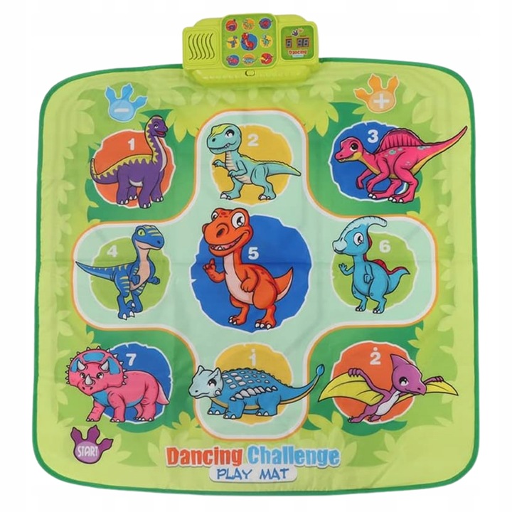 MUZYCZNA MATA DO TAŃCA INTERAKTYWNA DINOZAURY