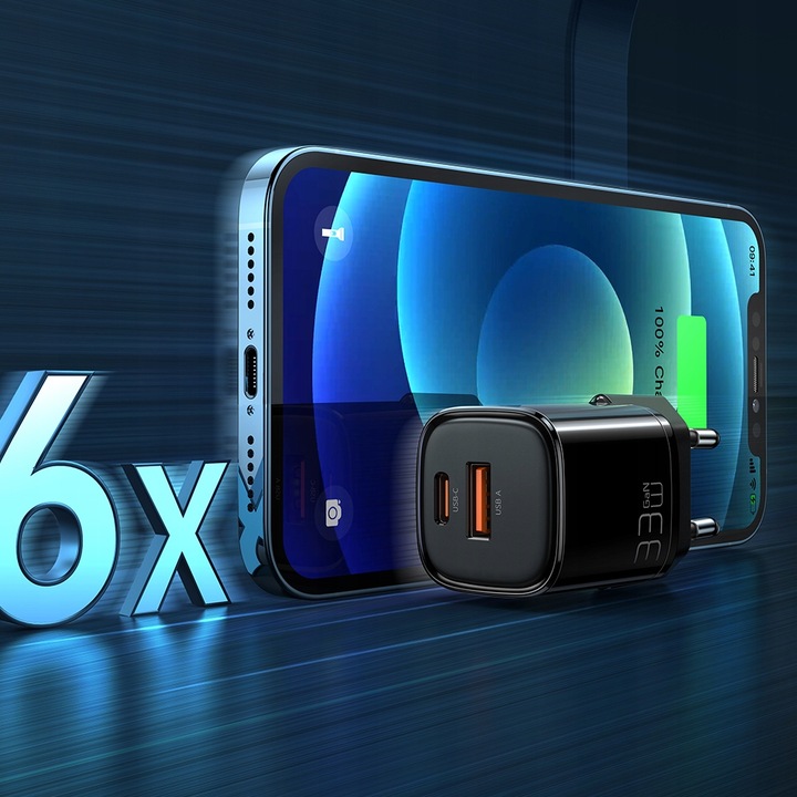 MCDODO NANO GaN ŁADOWARKA 2X USB/USB-C PD QC - 33W