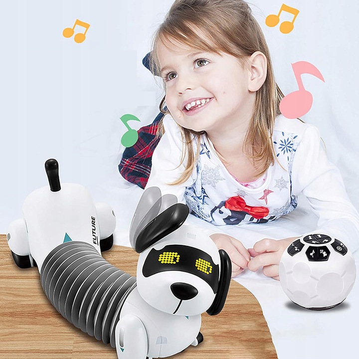Robot Pies Programowalny interaktywny robo pies zdalnie sterowany robot