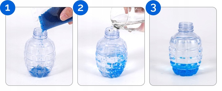 Pistolet na kulki żelowe broń KARABIN automat laser zestaw DESERT EAGLE CS