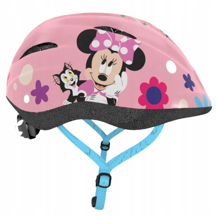 Kask rowerowy na hulajnogę rolki deskorolk Mini Minnie obwód głowy 48-52 cm