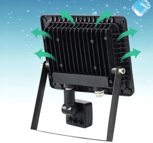 Halogen LED CZUJNIK RUCHU 100W MINI CZUJNIK ZMIERZCHU ZEWNĘTRZNY REFLEKTOR