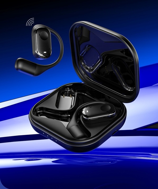 SŁUCHAWKI bezprzewodowe ZAUSZNE TWS Y30 z ENC IDEALNE do biegania i Rozmów