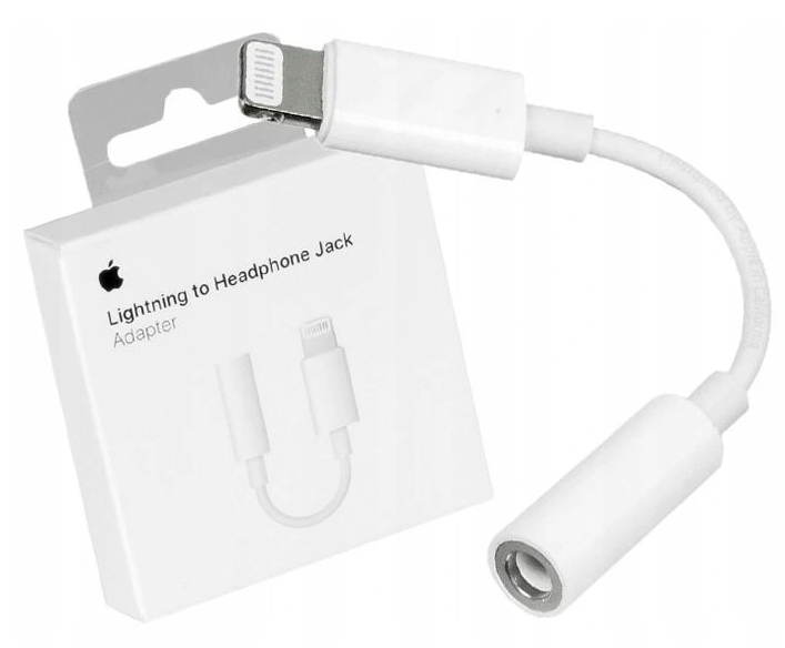ORYG PRZEJŚCIÓWKA LIGHTNING JACK 3.5MM IPHONE