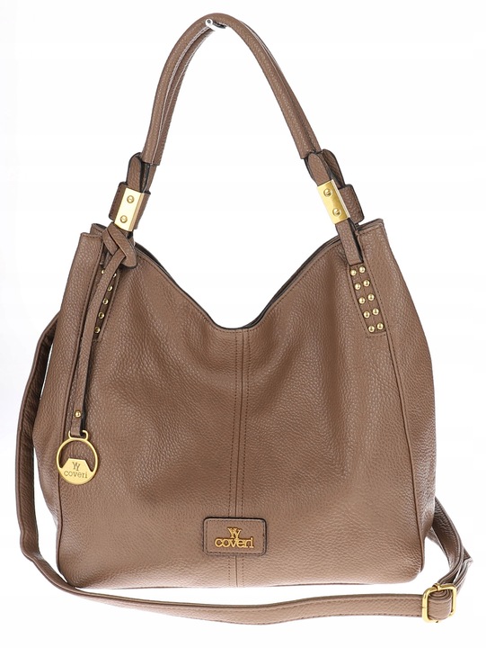 Torebka Damska listonoszka worek na ramię duża pojemna CJLTT1752 Beżowa