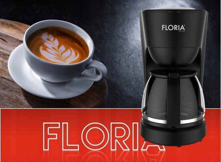 EKSPRES PRZELEWOWY 12 FILIŻANEK 1,25L CZARNY 600W