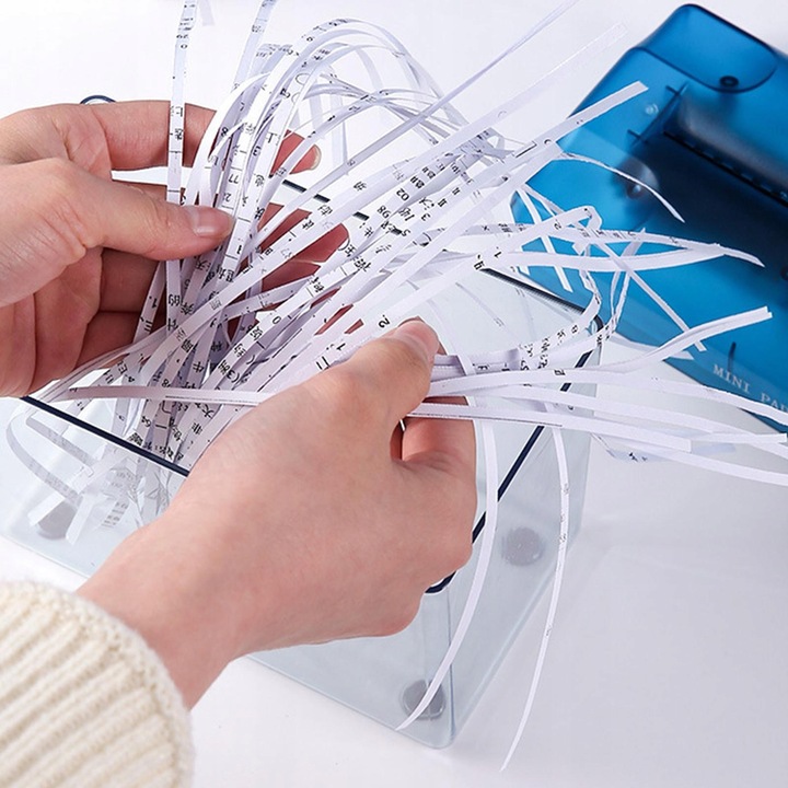 Ręczna niszczarka do papieru Niszczarka ręczna Mini niszczarka do papieru