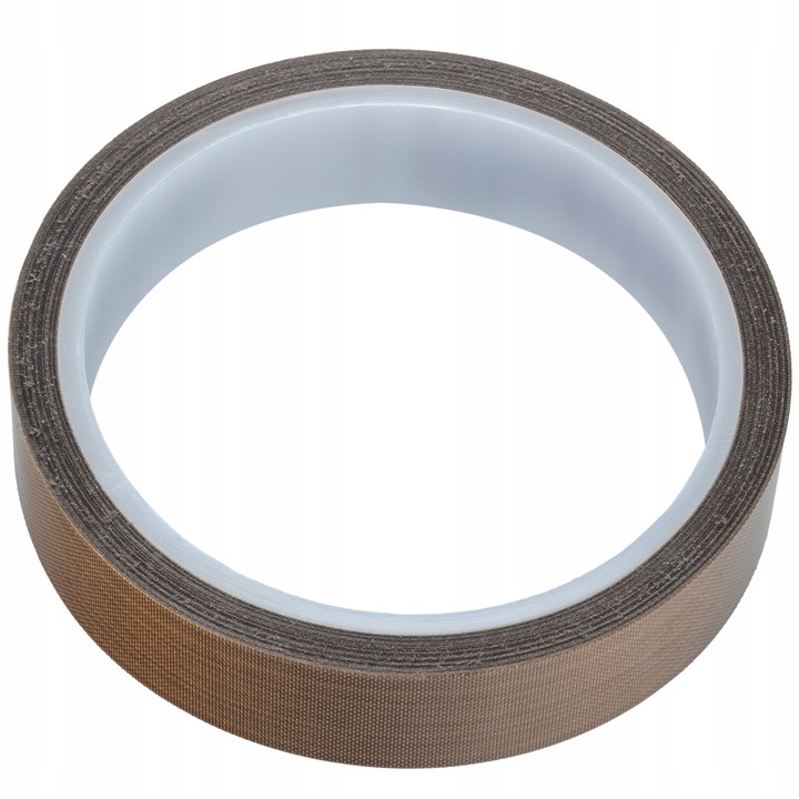 TAŚMA TEFLONOWA OCHRONNA 300°C Z KLEJEM DO ZGRZEWARKI 10M 0,18MM 50MM HQ