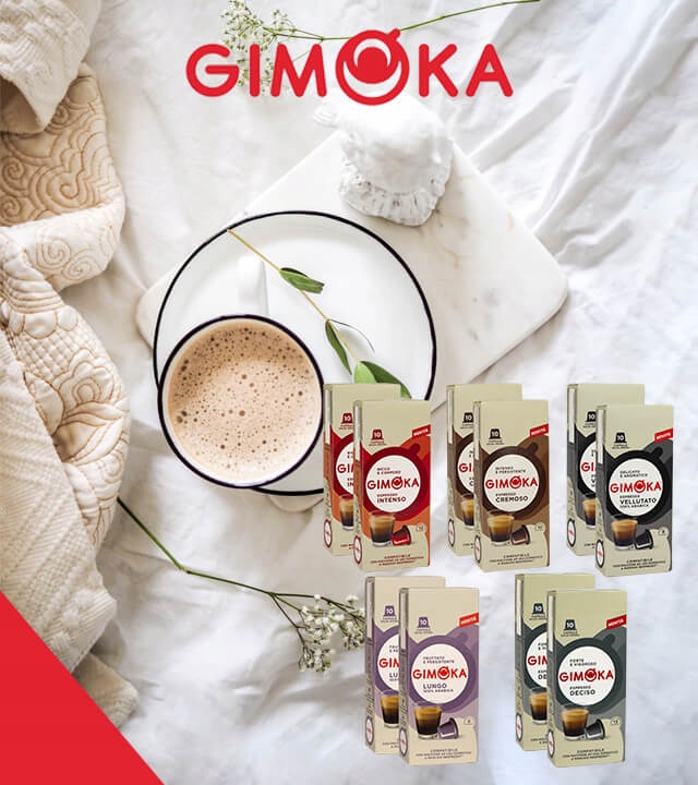 Kawa kapsułki Nespresso GIMOKA zestaw 100 sztuk