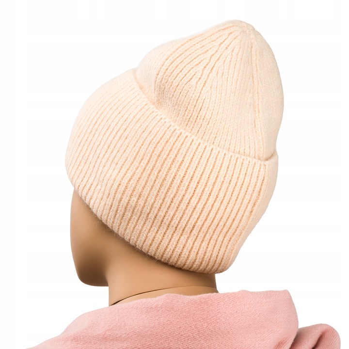 Czapka na zimę beanie damska PETERSON modna ciepła na jesień zimowa