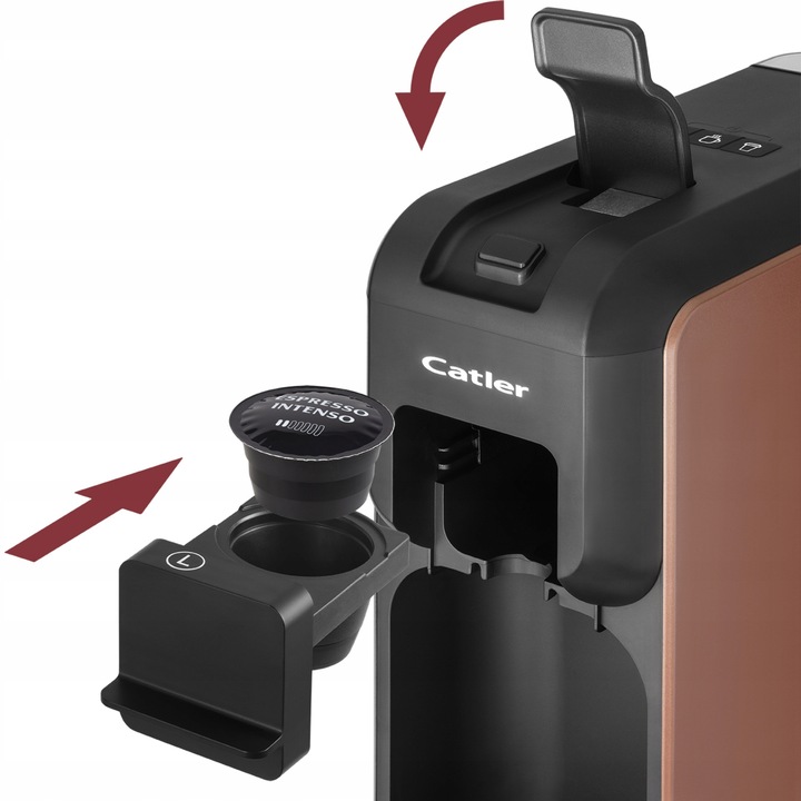 Ekspres do Kawy na Kapsułki Catler Porto ES 701 BH 3 Rodzaje Kapsułek 15Bar