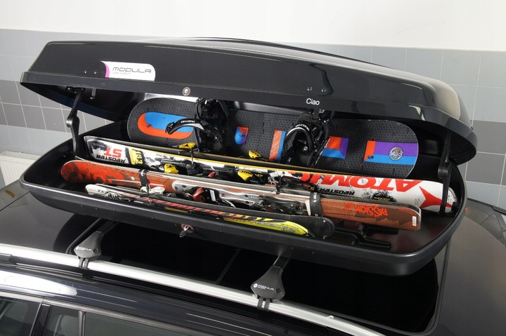 BOX DACHOWY BAGAŻNIK MODULA CIAO 430LCZARNY BOXY SOSNOWIEC