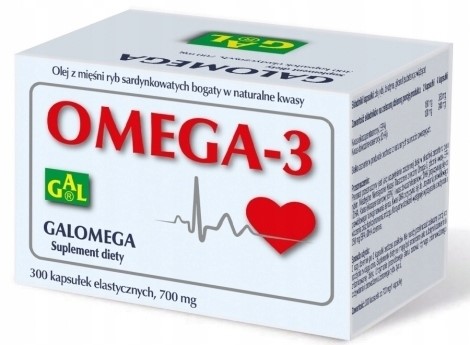 Galomega omega-3 omega-6 stawy 300 kapsułek