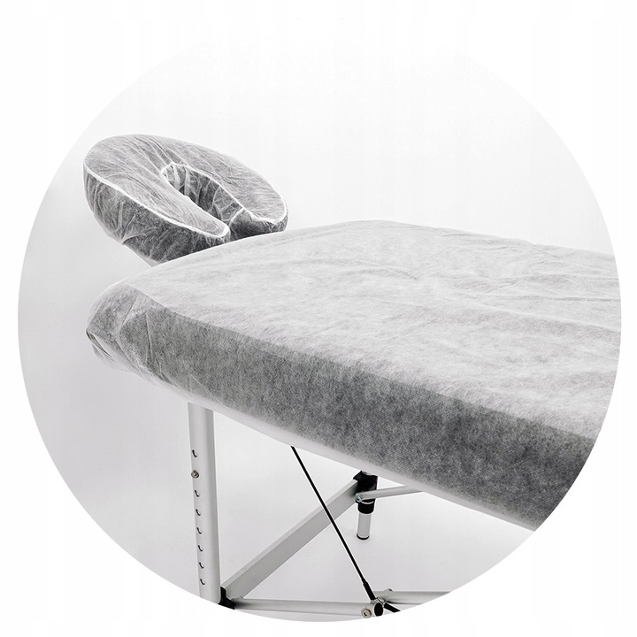 Stół Masażu 3-Seg Przenośny Składany Aluminiowy Łóżko Kosmetyczne Leżanka