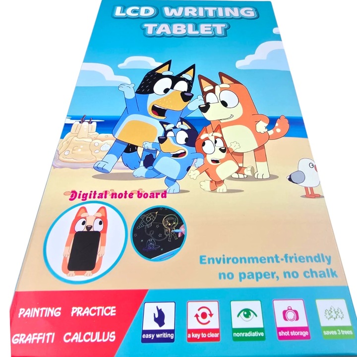BLUEY I BINGO TABLET DO RYSOWANIA DLA DZIECI TABLICA EDUKACYJNA 8 CALI