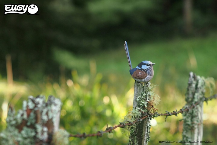 Strzyżyk Ptaszek Eugy. Eko Układanka Puzzle 3D