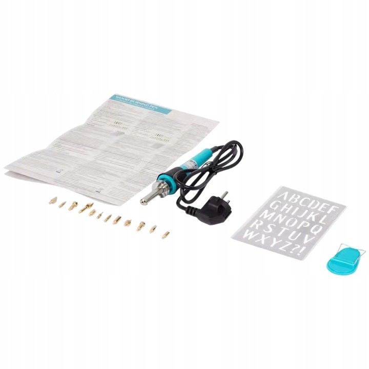 LUTOWNICA WYPALARKA PIROGRAF DO DREWNA + AKCESORIA