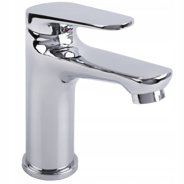 Bateria umywalkowa stojąca chrom srebrna łazienkowa kran do umywalki YOKA