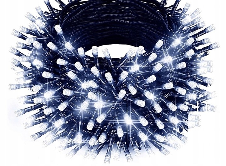 Lampki Choinkowe 1000 LED Oświetlenie Świąteczne ZEW / WEW