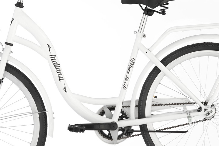 Rower miejski INDIANA Moena 26 cali damski Biały