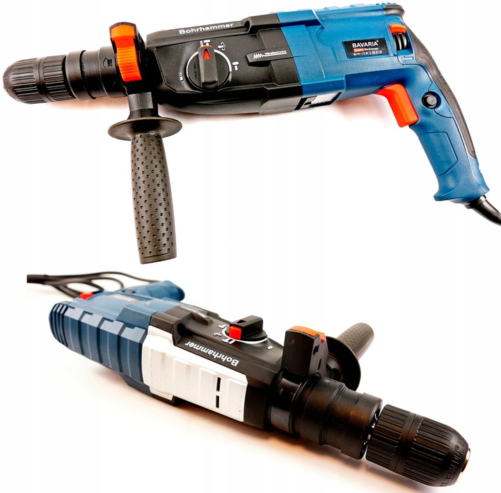 MŁOTOWIERTARKA 2800W SDS+ 2xGŁOWICA 16WIERTEŁ