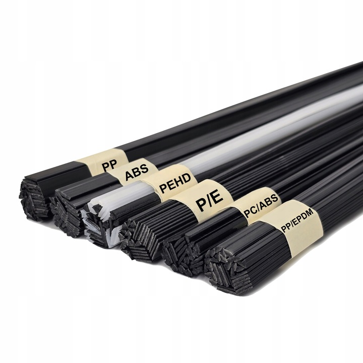 PLASTIK 100g x 6 ZESTAW DO SPAWANIA PP ABS PP/E PC/ABS PEHD P/E SPAWARKA HQ