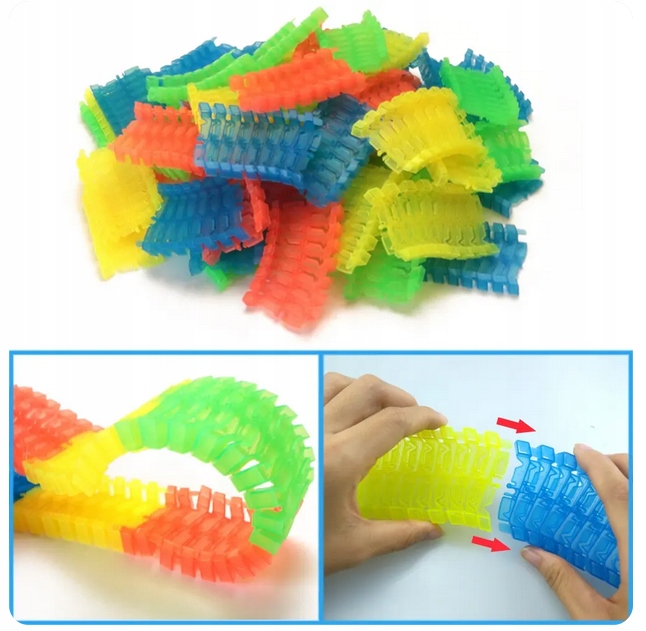 TOR SAMOCHODOWY MAGIC TRACK 5 metrów + 2 AUTKA MOST TUNELE DRZEWA WIADUKT