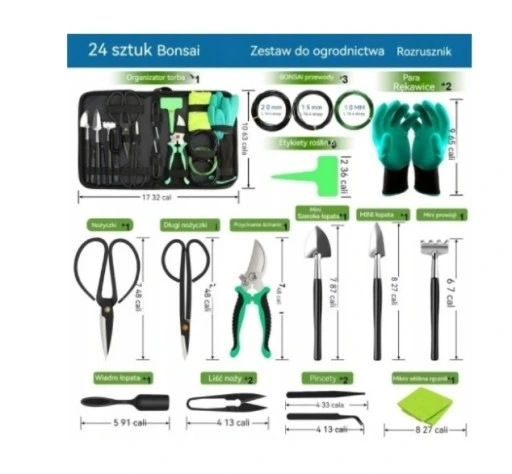 ZESTAW NARZĘDZI DO BONSAI