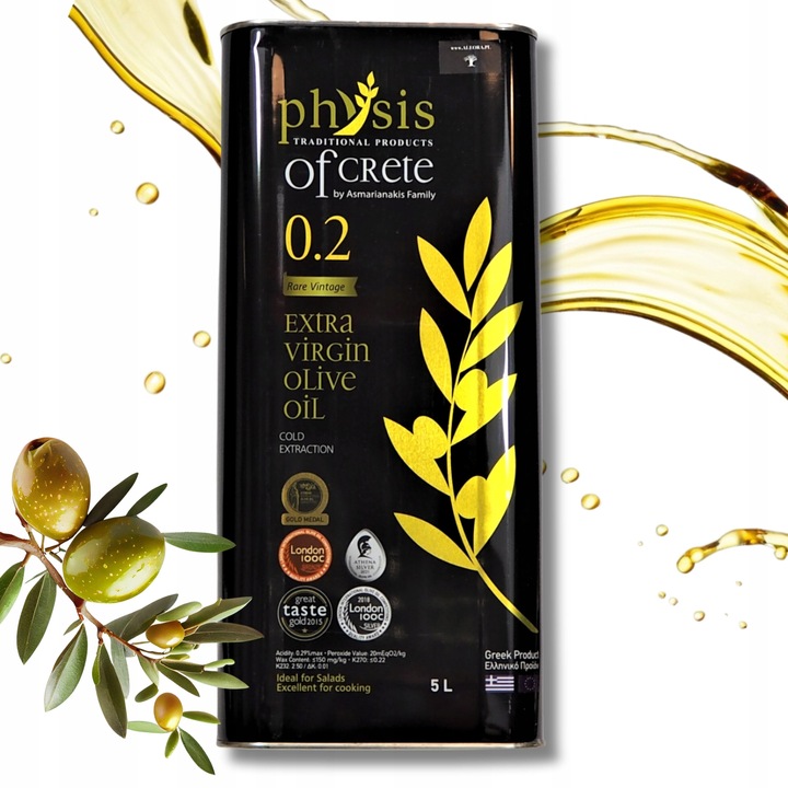 Grecka oliwa z oliwek 0,2% - 5L nowe zbiory data do 03/27 + OLIWKI zielone