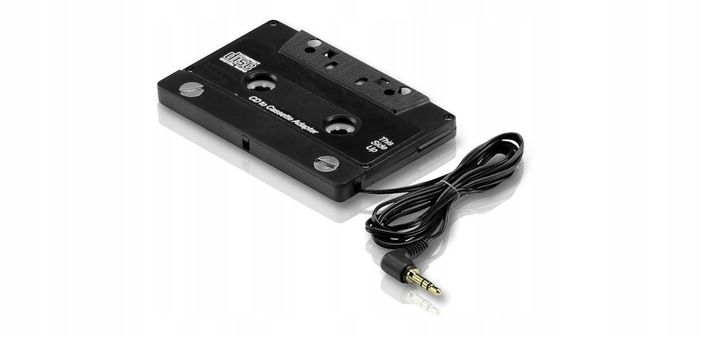 Kaseta z kablem jack przejściówka aux Philips