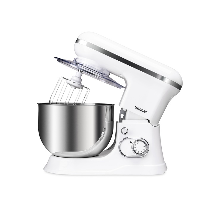 Robot kuchenny planetarny Zelmer ZKR1350 1200W Biały Misa 5L
