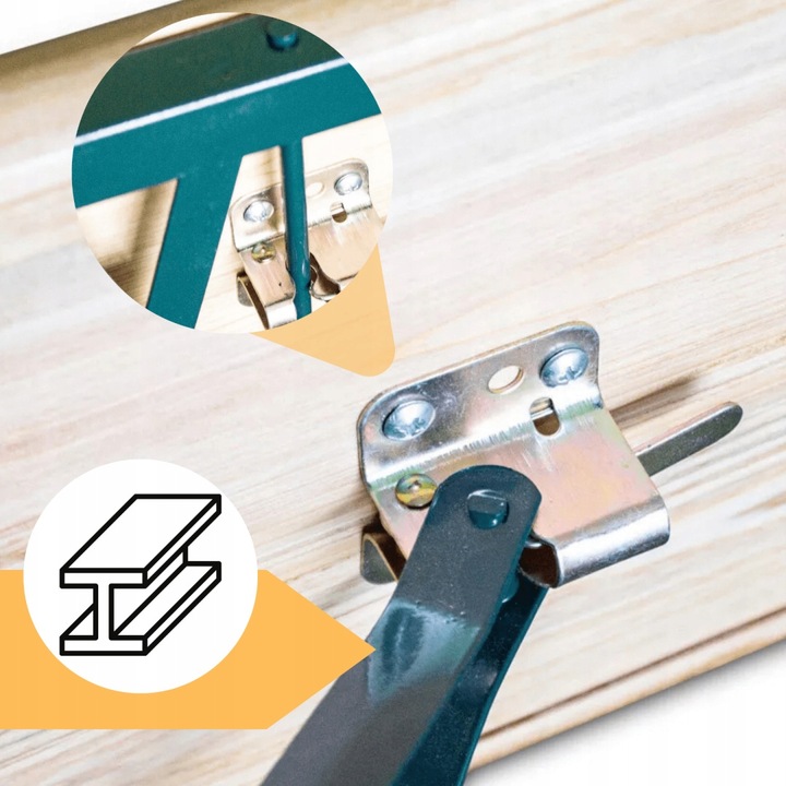 zestaw biesiadny 220cm drewniany skladany stol i ławki Komplet Piwny Barowy