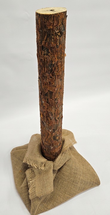 Sosnowy pień do choinki sztucznej na pniu wys. 70 cm, śr. 8 cm