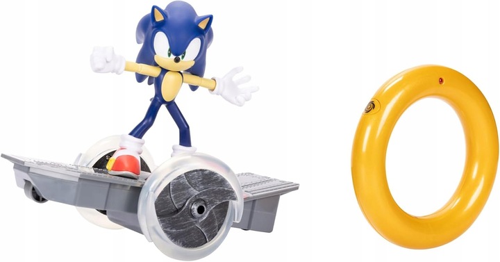 JAKKS ZESTAW SONIC THE HEDGEHOG FIGURKA NA ZDALNIE STEROWANYM POJEŹDZIE