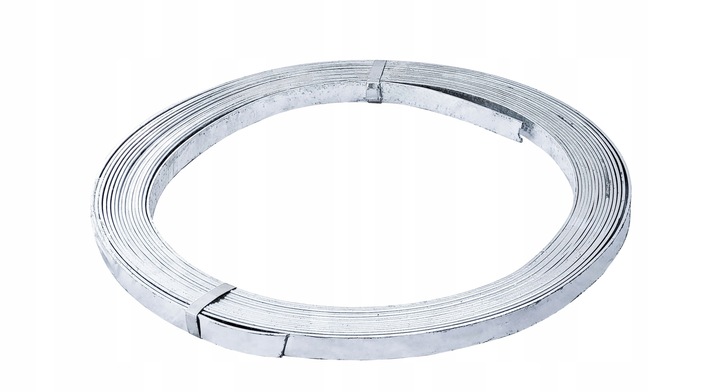 BEDNARKA OCYNKOWANA 30x4 TAŚMA STALOWA KRĄŻEK 10M