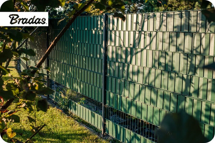 Taśma ogrodzeniowa brązowa 19 cm x 35 m OSŁONA NA OGRODZENIE PANELOWE PŁOT