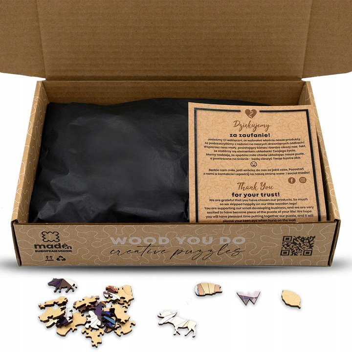 PUZZLE KOSMOS DREWNIANE DLA DOROSŁYCH OUTER SPACE TRUDNE L 240 elementów