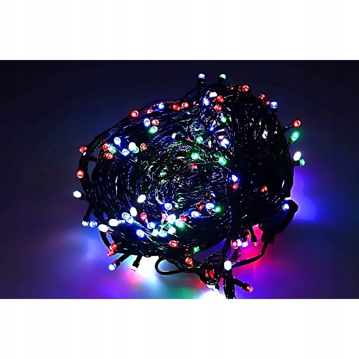 LAMPKI CHOINKOWE MOCNE 300 LED MULTIKOLOR PROGRAMATOR