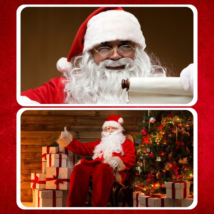 PERUKA I BRODA ZESTAWU ŚWIĘTEGO MIKOŁAJA STRÓJ ŚWIĘTY MIKOŁAJ BOŻ