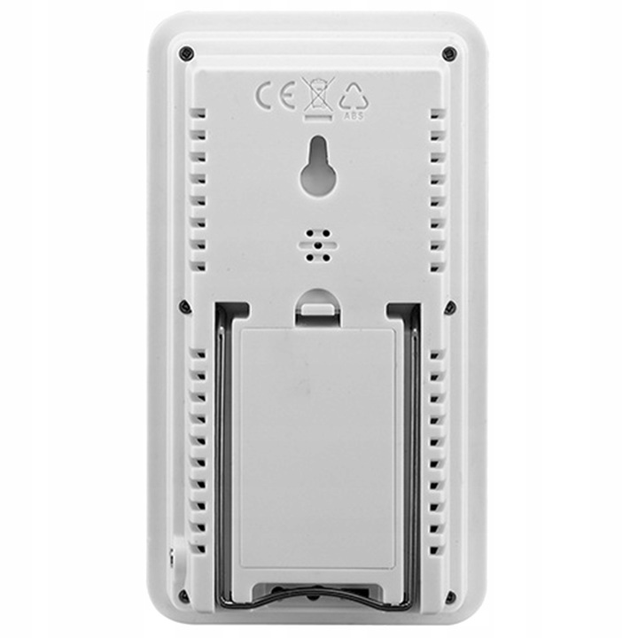 STACJA POGODY WEWNĘTRZNA ZEWNĘTRZNA HIGROMETR DATA ZEGAR TERMOMETR ALARM