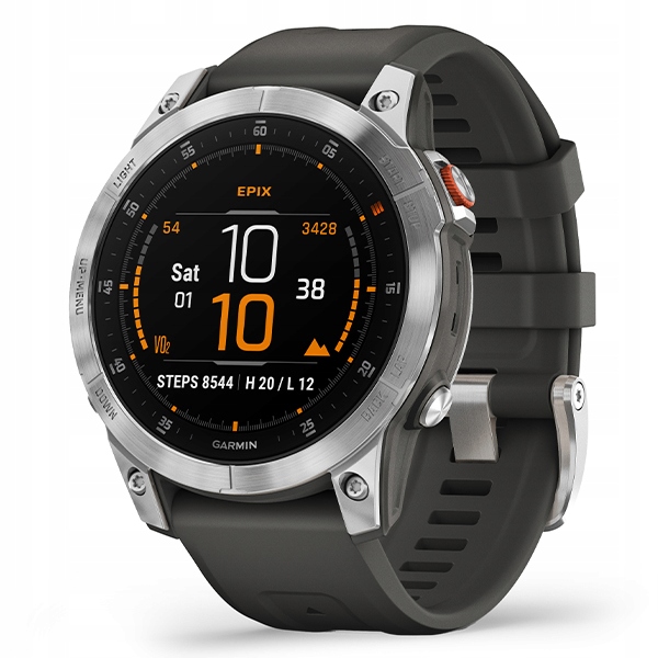 Smartwatch GARMIN Epix 2 Czarno-srebrny