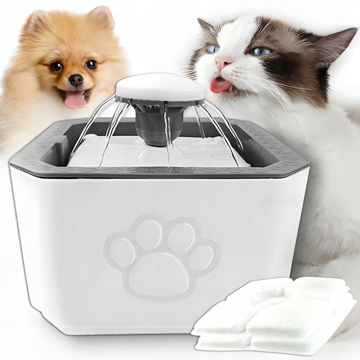 POIDEŁKO FONTANNA AUTOMATYCZNA DLA KOTA PSA ZWIERZĄT POIDŁO MISKA 2,5L