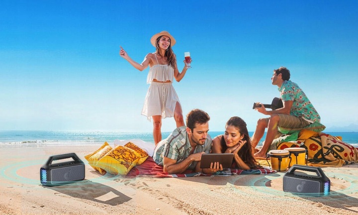 Głośnik przenośny Soundcore Boom 2 IPX7 80W EQ Czarny