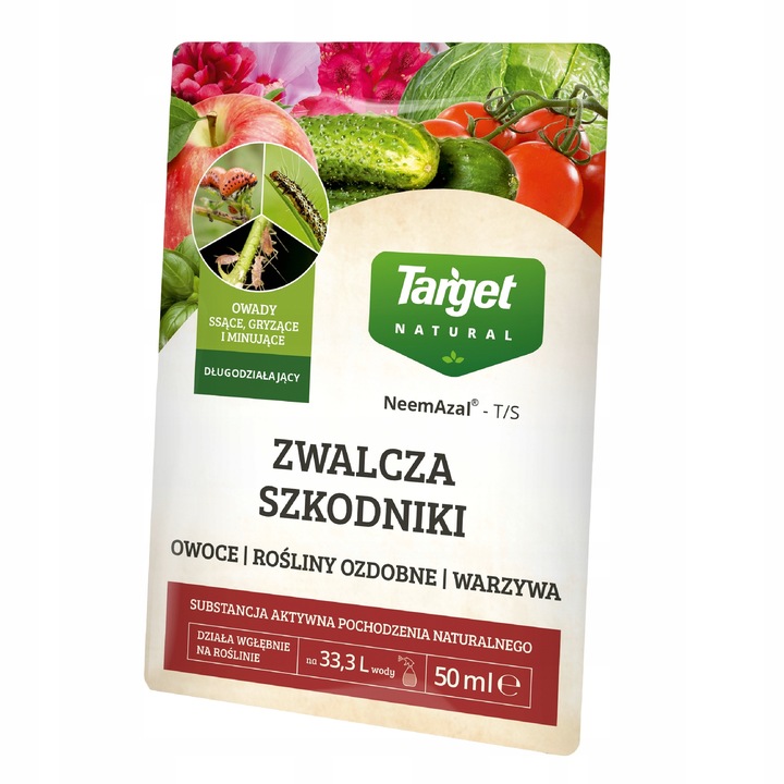 Płyn owadobójczy na ziemiórki mszyce przędziorki 50 ML Target NeemAZAL