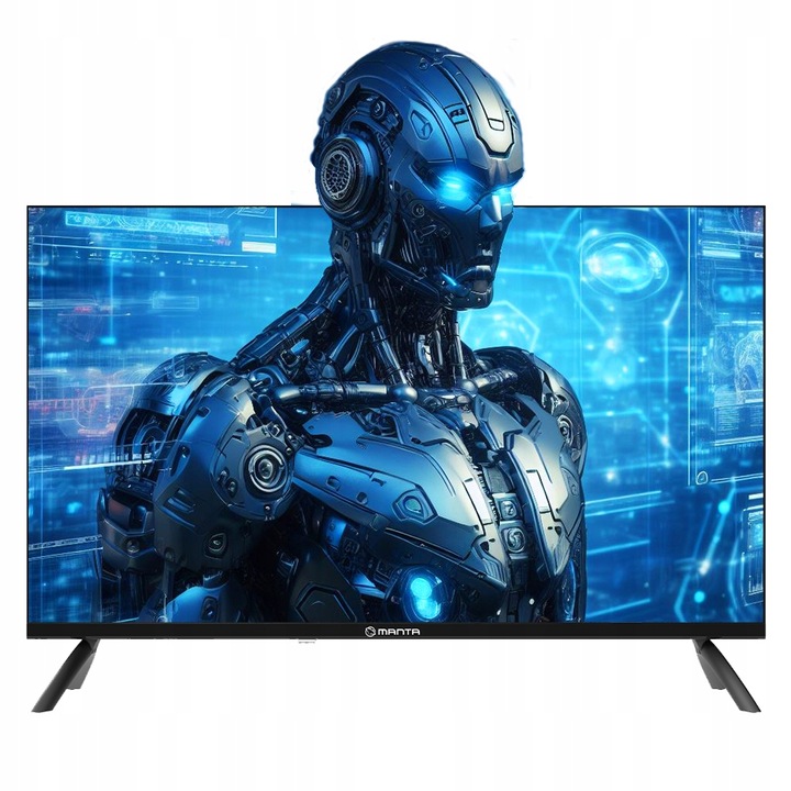 Smart TV Telewizor 32 cale Android HD LED dekoder DVBT2 WIFI +UCHWYT Manta