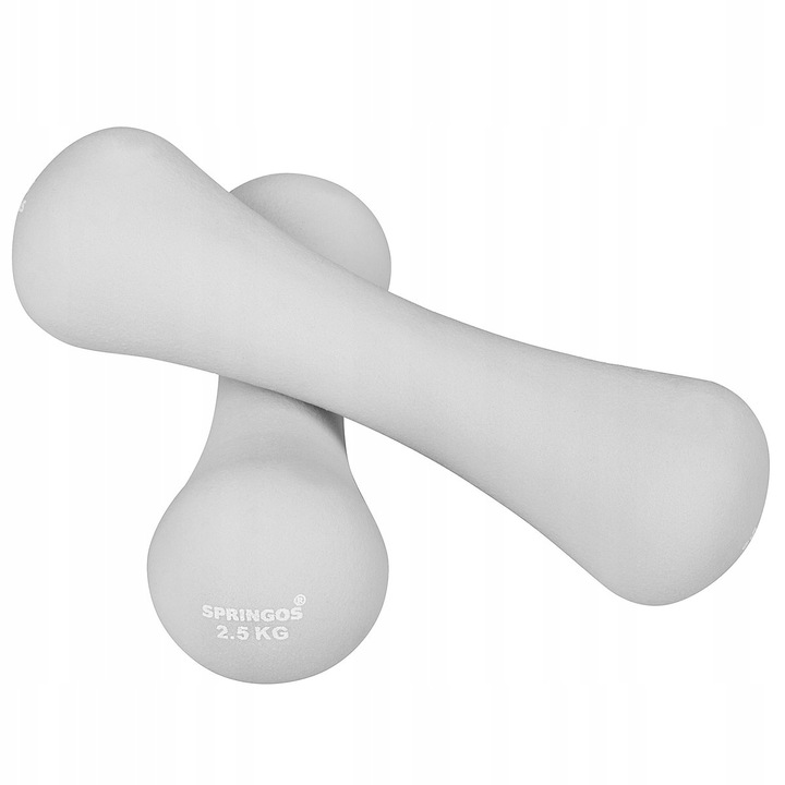 HANTLE HANTELKI CIĘŻARKI FITNESS 5kg DO ĆWICZEŃ CIĘŻARKI ZESTAW 2x2,5kg