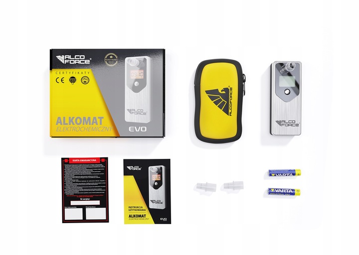 #Alkomat Alcoforce EVO 1 ROK Kalibracji ustniki