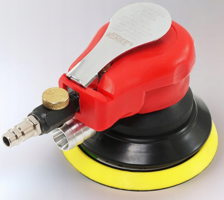 SZLIFIERKA OSCYLACYJNA PNEUMATYCZNA MIMOŚRODOWA DREWNA METALU 125mm 2,5mm