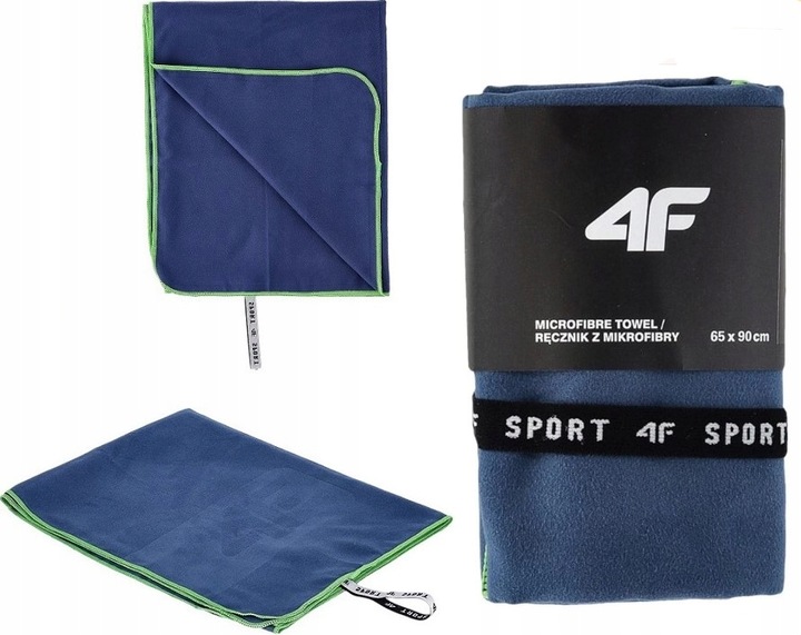 4F Ręcznik Sportowy SZYBKOSCHNĄCY z MIKROFIBRY ATOWU038 > 130X80 cm