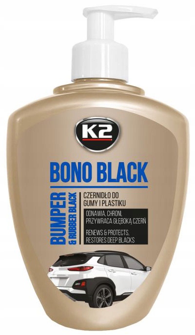 Bono Black 500ML + APLIKATOR GĄBKOWY do opon